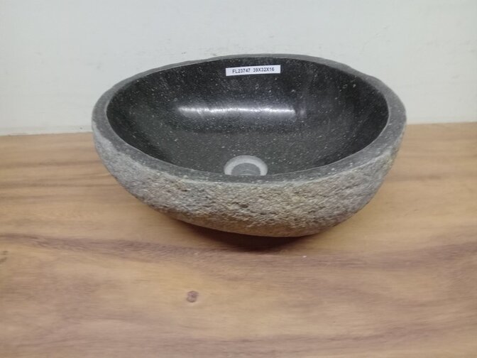 Waskom Natuursteen - 39x32x15cm - FL23747