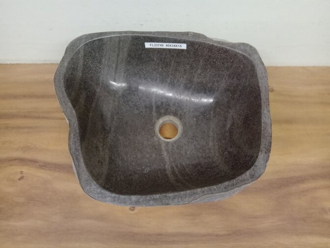 Waskom Natuursteen - 40x34x15cm - FL23749