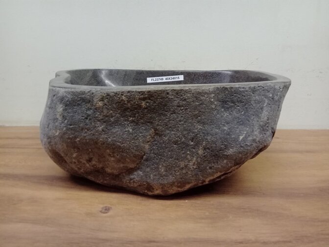 Waskom Natuursteen - 40x34x15cm - FL23749