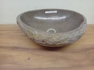 Waskom Natuursteen - 43x34x15cm - FL23750