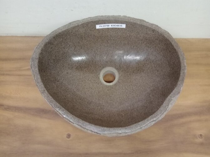 Waskom Natuursteen - 43x34x15cm - FL23750