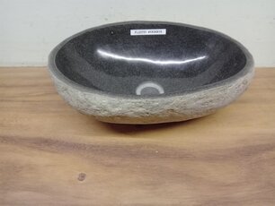 Waskom Natuursteen - 41x30x15cm - FL23751