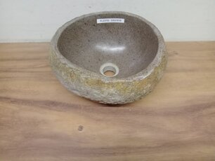 Waskom Natuursteen - 33x31x15cm - FL23753