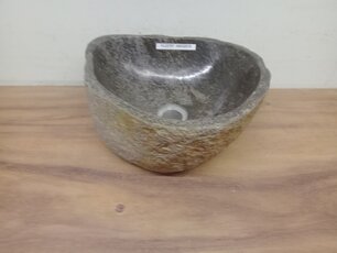 Waskom Natuursteen - 34x32x15cm - FL23757