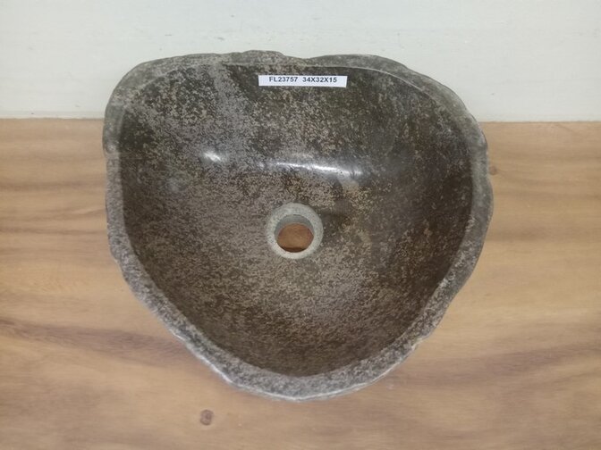 Waskom Natuursteen - 34x32x15cm - FL23757