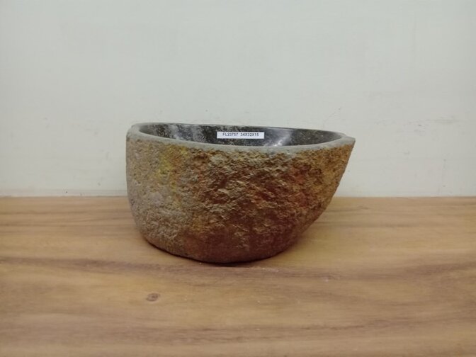 Waskom Natuursteen - 34x32x15cm - FL23757