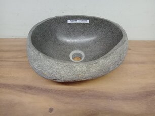 Waskom Natuursteen - 37x30x15cm - FL23759