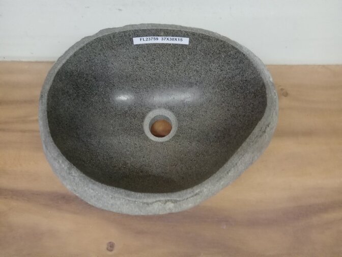 Waskom Natuursteen - 37x30x15cm - FL23759