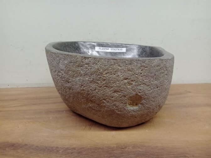 Waskom Natuursteen - 27x27x15cm - FL23760