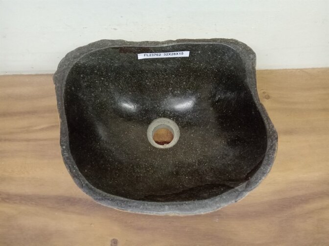 Waskom Natuursteen - 32x28x15cm - FL23762