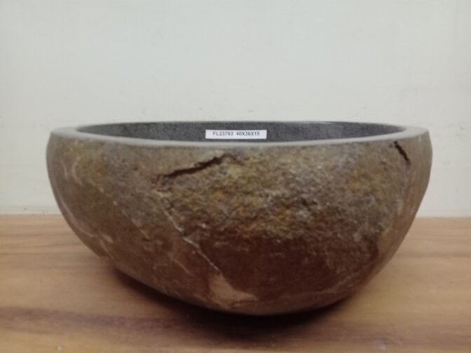 Waskom Natuursteen - 40x36x15cm - FL23763