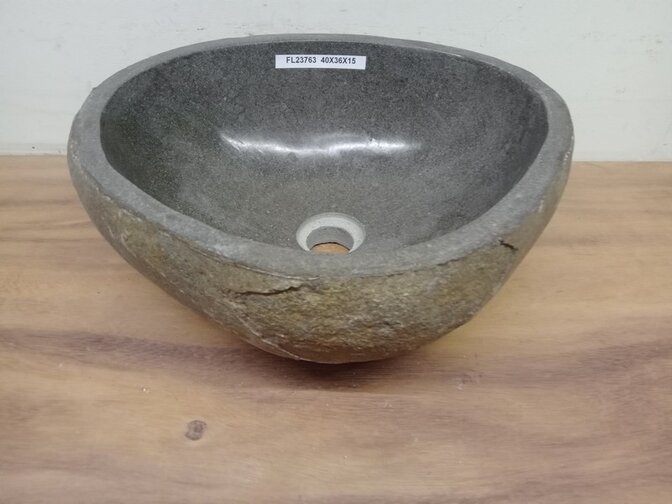 Waskom Natuursteen - 40x36x15cm - FL23763