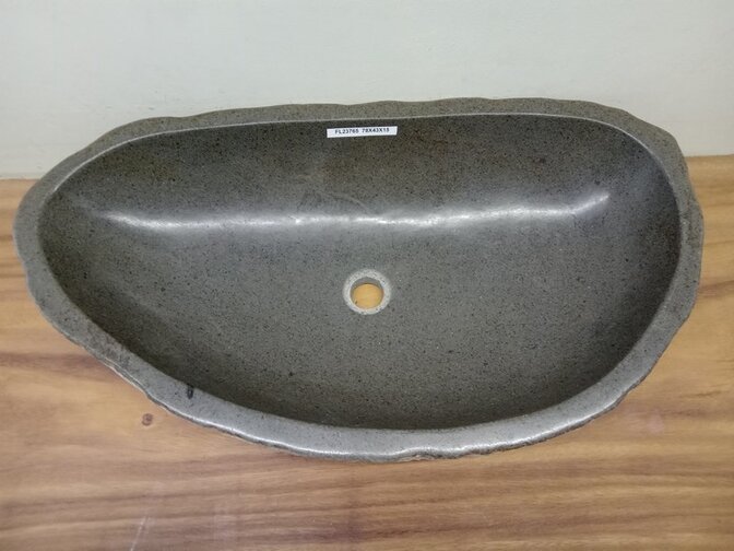 Wasbak natuursteen - 78x43x15cm - FL23765