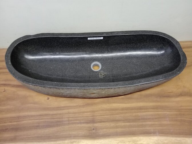 Wasbak natuursteen - 96x36x15cm - FL23766