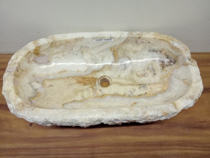 Onyx wasbak Ovaal - 72x38x15cm - FL23767