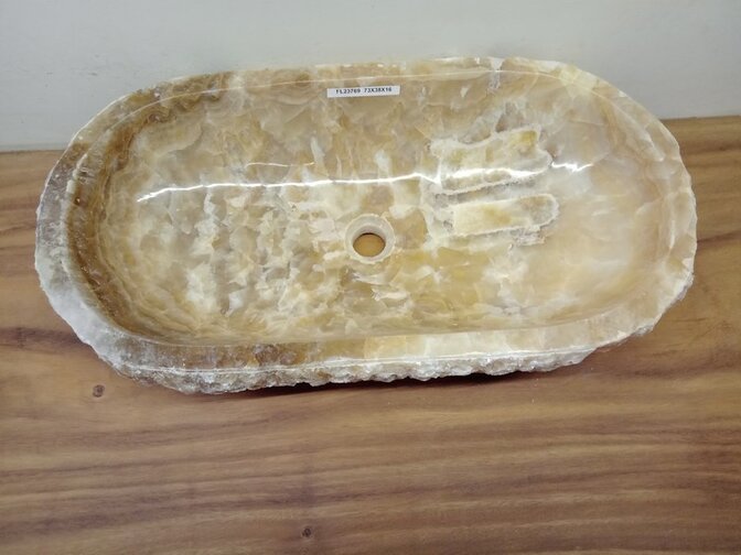 Onyx wasbak Ovaal - 73x38x15cm - FL23769