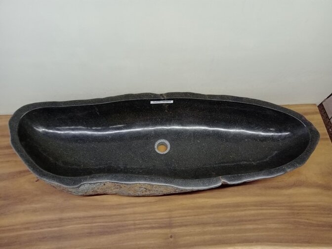 Wasbak natuursteen - 116x35x15cm - FL23770