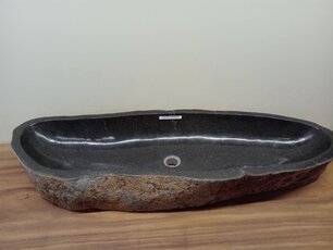 Wasbak natuursteen - 116x35x15cm - FL23770