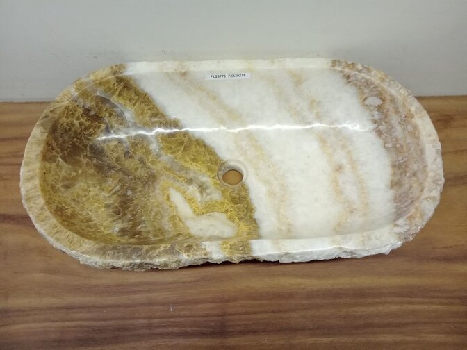 Onyx wasbak Ovaal - 72x39x15cm - FL23773