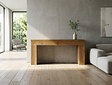 Gerecycled teak sidetable 180x32x80cm