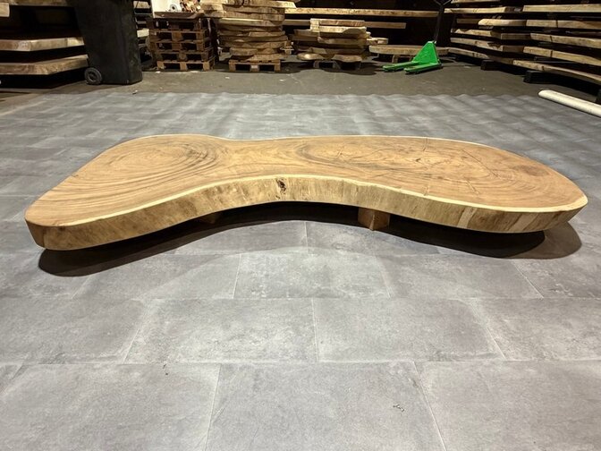 Ronde boomstamtafel 110/210cm CA23-1125