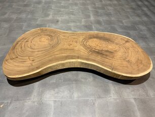 Ronde boomstamtafel 110/210cm CA24-1125