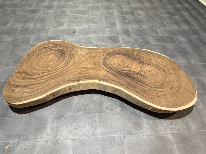 Ronde boomstamtafel 110/210cm CA20-1125