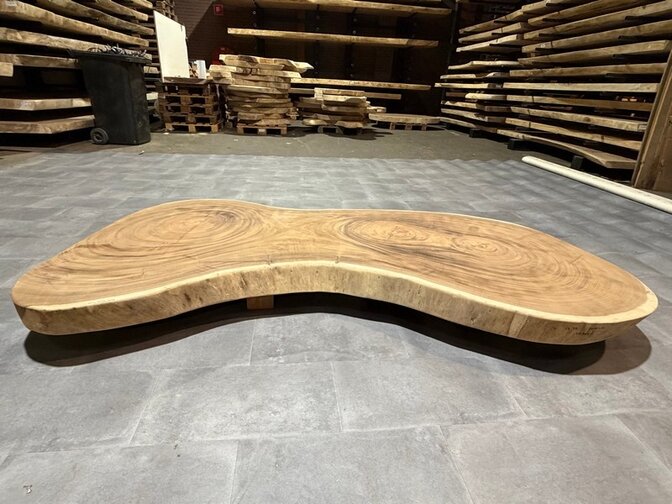 Ronde boomstamtafel 110/210cm CA20-1125