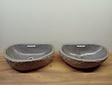 2 waskommen uit 1 steen - 51x30x15cm - FL23775