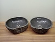2 waskommen uit 1 steen - 46x40x15cm - FL23786