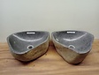 2 waskommen uit 1 steen - 43x37x15cm - FL23790