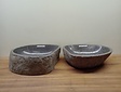 2 waskommen uit 1 steen - 45x36x15cm - FL23791