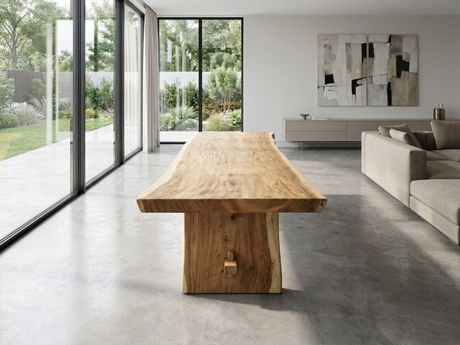 Boomstamtafel Suar 320cm