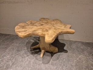 Salontafel van wortelhout 60x80x50cm - SR2569-01