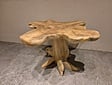 Salontafel van wortelhout 80x80x50cm - SR2569-03