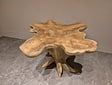 Salontafel van wortelhout 80x80x50cm - SR2569-03