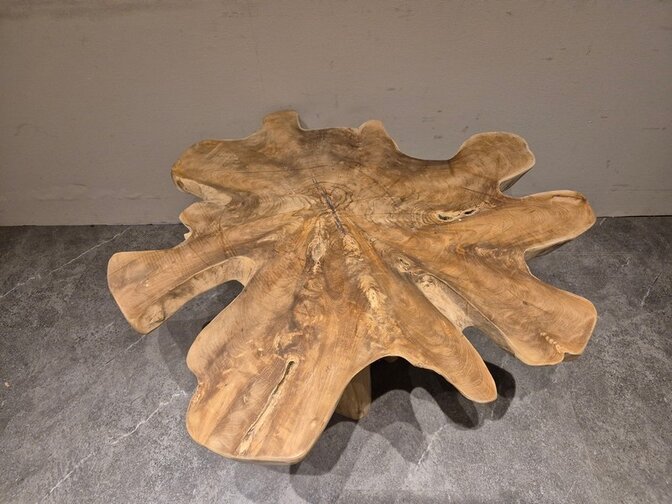 Salontafel van wortelhout 100x105x50cm - SR2569-04