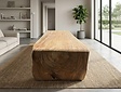 Boomstamtafel L met 1 vaste poot 120/125x310cm