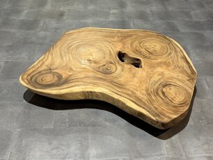 Ronde boomstamtafel 105/125cm - IJ03-326