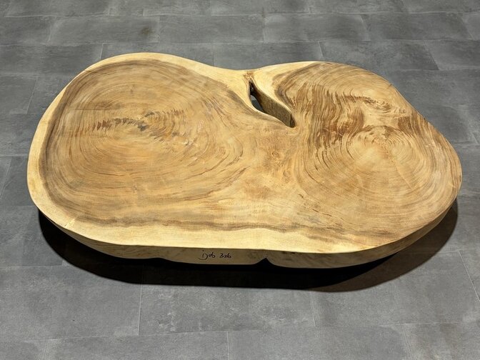 Ronde boomstamtafel 95/140cm - IJ06-326