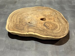 Ronde boomstamtafel 100/115cm - IJ10-326