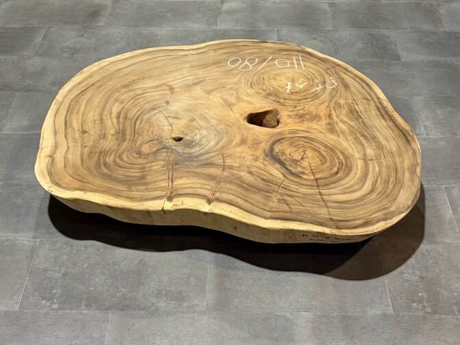 Ronde boomstamtafel 100/115cm - IJ10-326