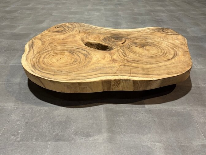 Ronde boomstamtafel 95/120cm - IJ12-326