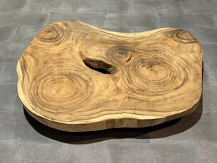 Ronde boomstamtafel 95/120cm - IJ12-326