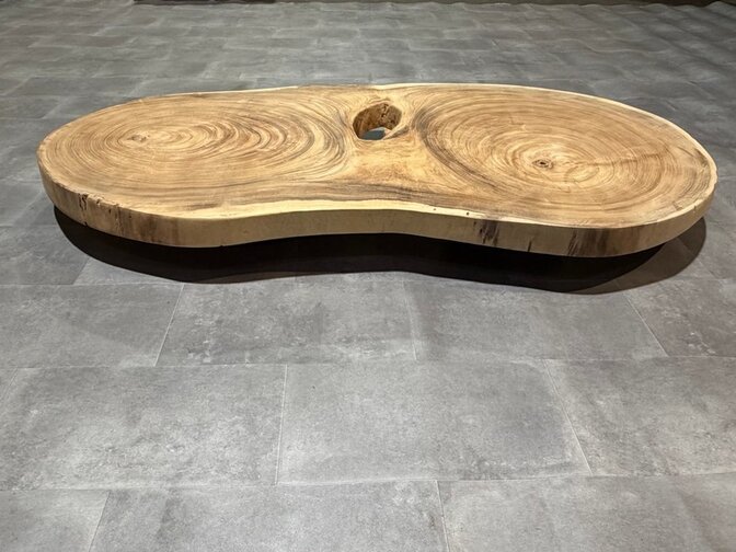 Ronde boomstamtafel 95/175cm - IJ13-326