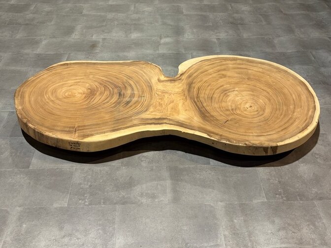 Ronde boomstamtafel 80/185cm - IJ14-326