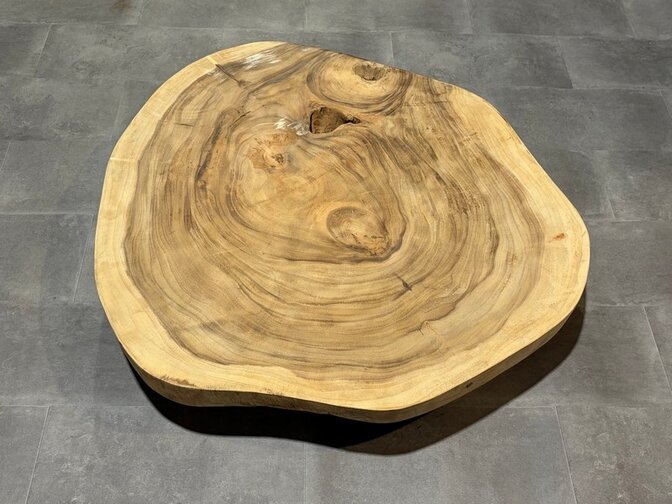 Ronde boomstamtafel 95/105cm - IJ17-326