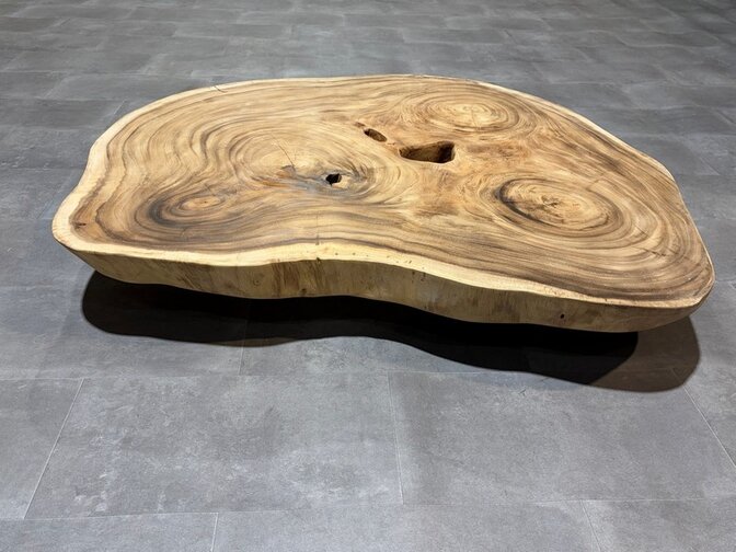 Ronde boomstamtafel 95/120cm - IJ18-326