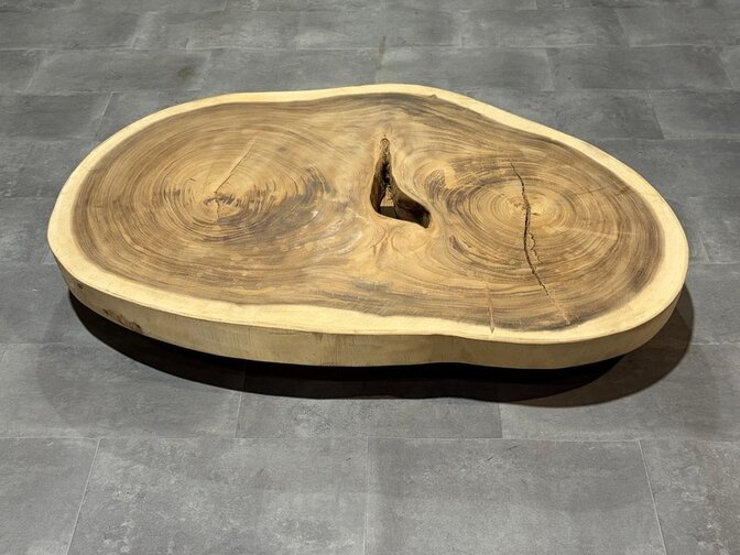 Ronde boomstamtafel 90/130cm - IJ23-326