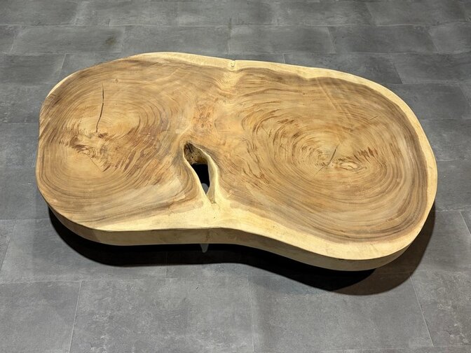 Ronde boomstamtafel 95/135cm - IJ25-326